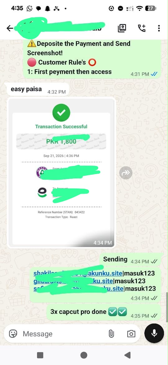 Customer WhatsApp review 2