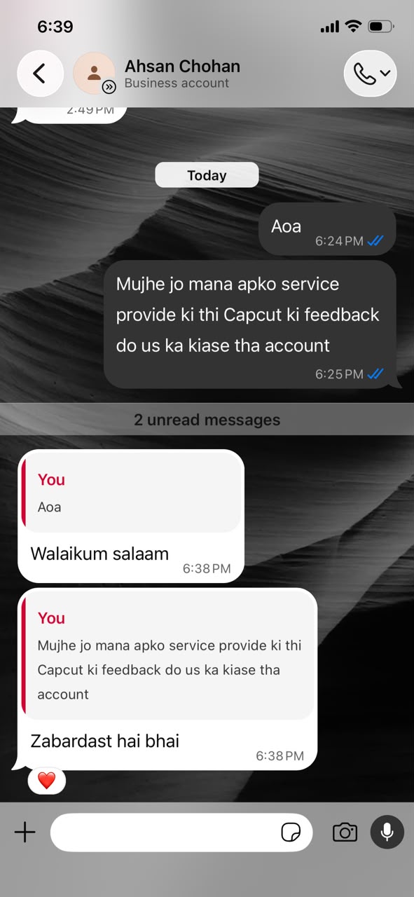Customer WhatsApp review 5